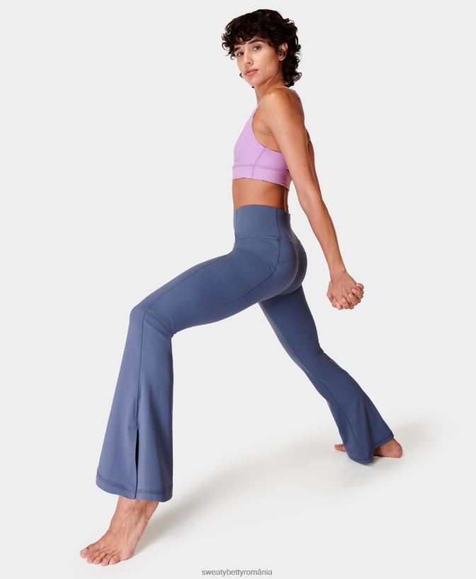 Sweaty Betty pantaloni de yoga super moi femei albastru nesfârșit îmbrăcăminte SV3TD553