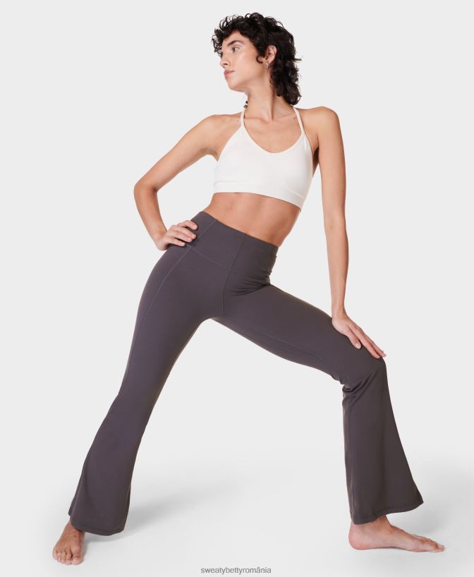 Sweaty Betty pantaloni de yoga super moi femei gri urban îmbrăcăminte SV3TD554