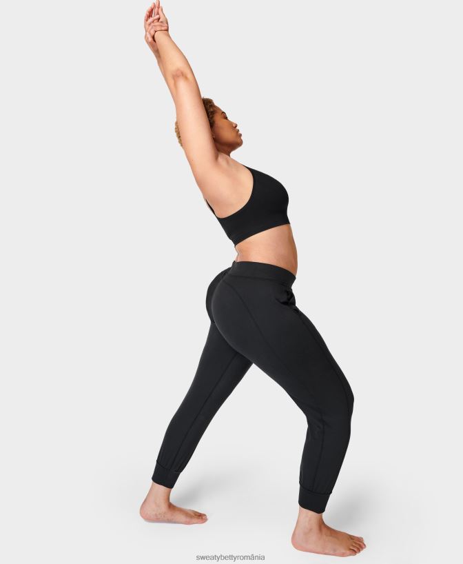 Sweaty Betty pantaloni gary yoga femei negru îmbrăcăminte SV3TD949