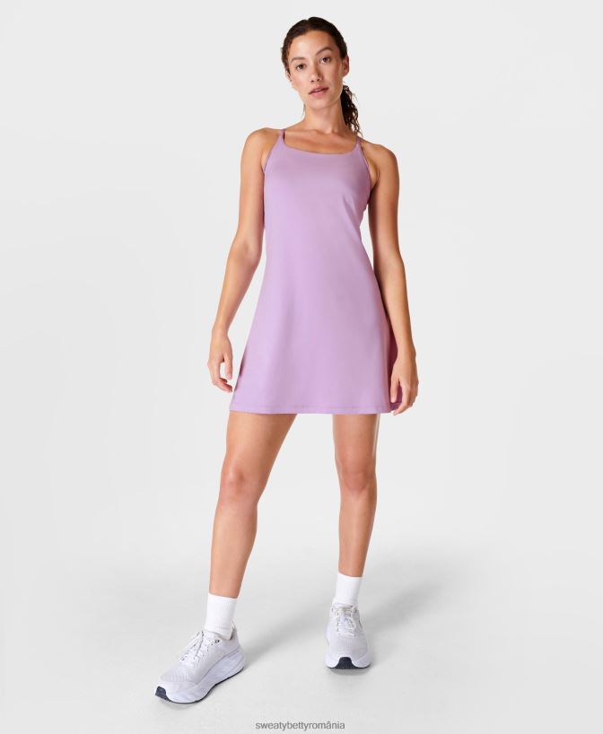 Sweaty Betty rochie de antrenament femei crin violet îmbrăcăminte SV3TD779