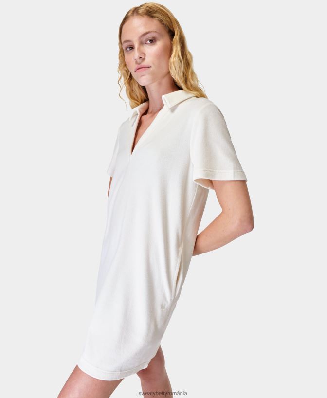Sweaty Betty rochie tricou cu prosoape femei crin alb îmbrăcăminte SV3TD864