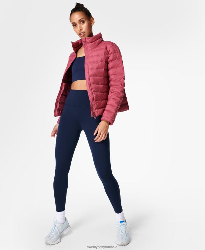 Sweaty Betty jachetă împachetabilă pathfinder femei roz aventură îmbrăcăminte SV3TD762